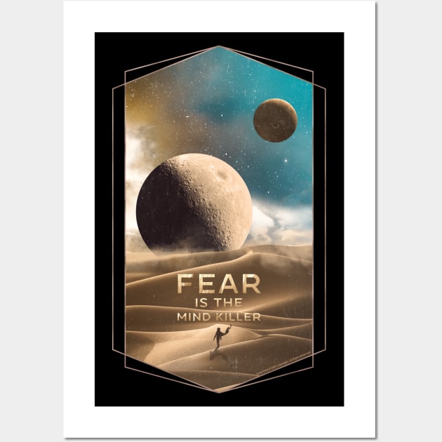 Dune Moons, Muad’Dib on Arrakis Wall Art by Dream Artworks